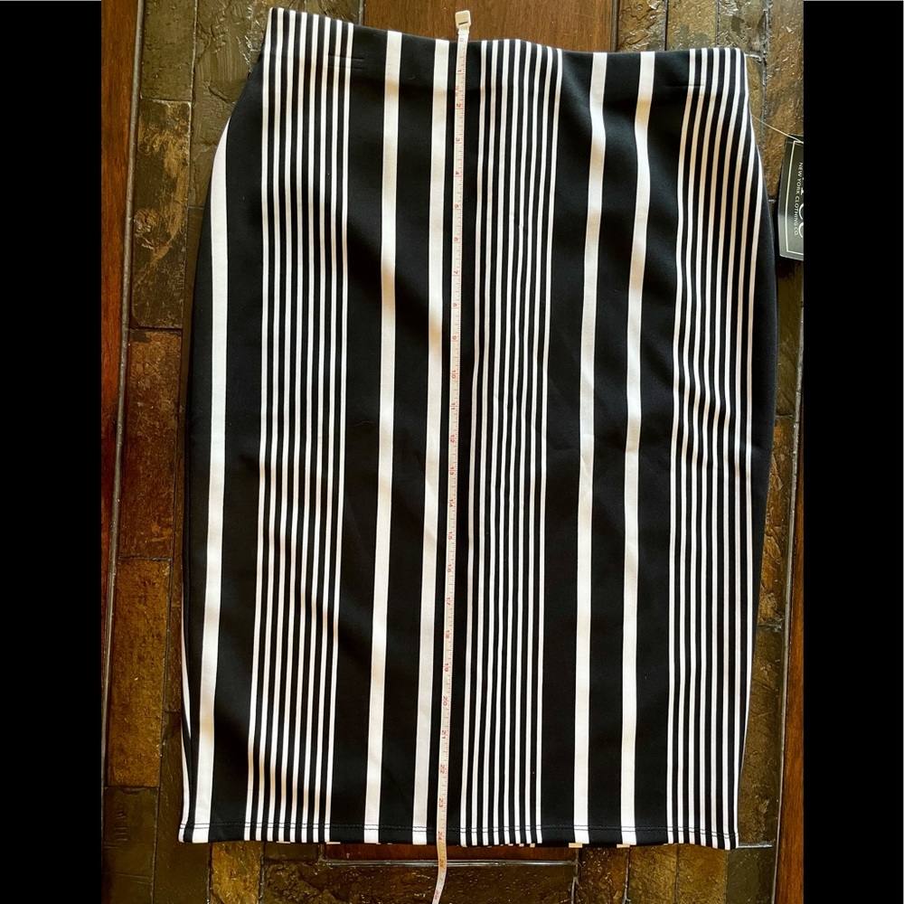 Striped Pencil Skirt